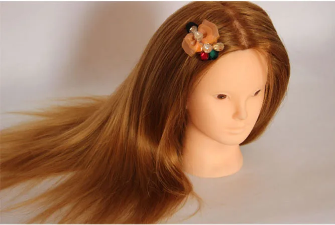 

Mannequin Head Hair Synthetic Mannequin Hairdressing Doll Heads Cosmetology Mannequin Heads Women Hairdresser Manikin