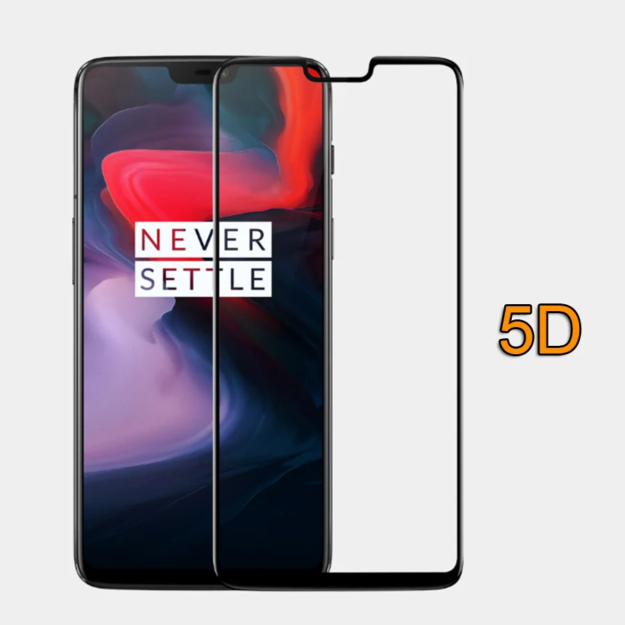 Оригинальное 5D стекло RIJOW для OnePlus 6 закаленное One Plus защитная пленка экрана 3D