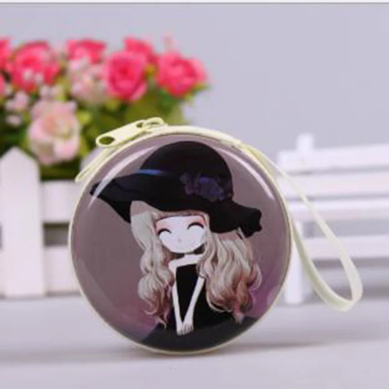 2018 Mini cartoon zero font b wallet b font round font b children b font zipper