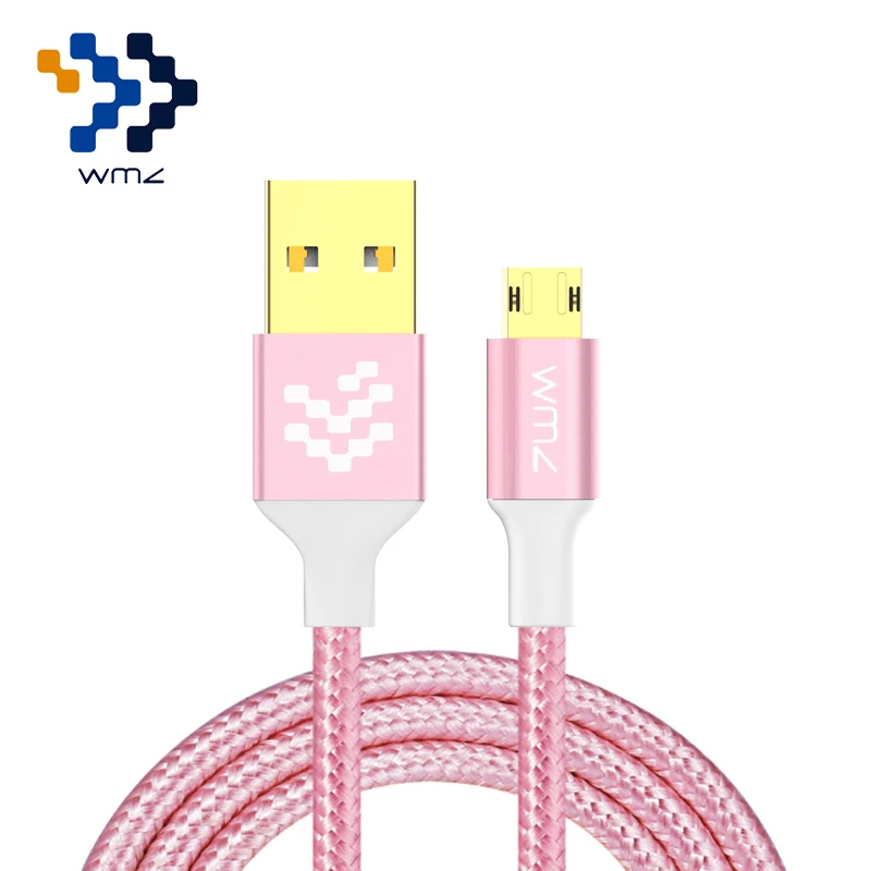 

WMZ Reversible Micro USB Cable 2A Charge Cable Mobile Phone Charging Data Charger Cable for Samsung Huawei S6 P8 Xiaomi Redmi 4X