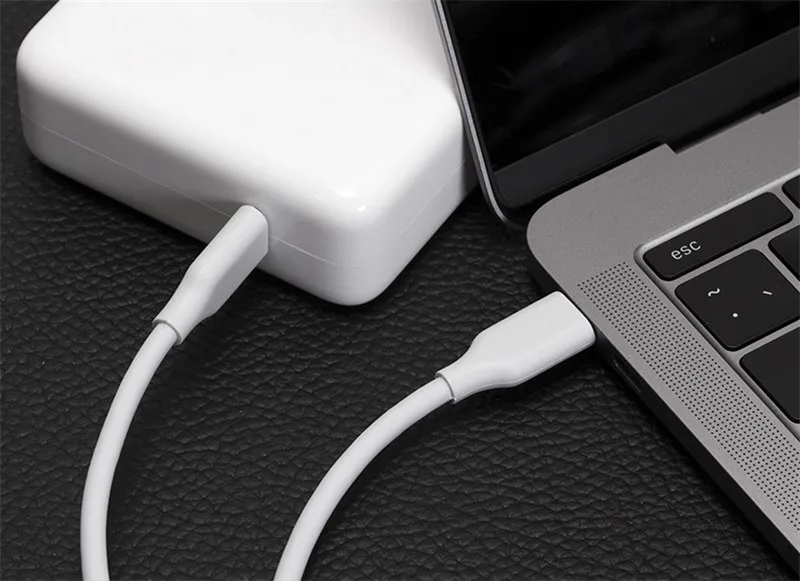 Кабель type C 5А для быстрой зарядки USB C до USB-C PD кабель для зарядки type-C кабель для передачи данных для MacBook Google ChromeBook Pixel microsoft