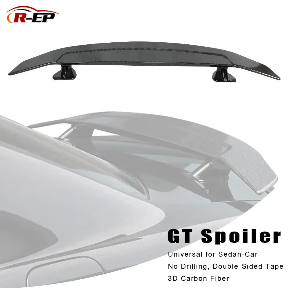 Car Racing Spoiler Universal for Hatchback Auto 105cm GT Aluminum Rear