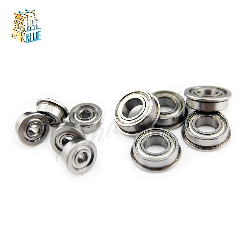 New 5pcs Flange Ball Bearing F676ZZ 6*10*3 mm Metric flanged Bearing