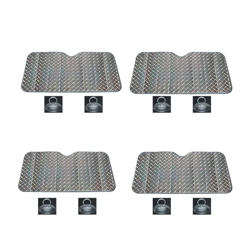 

1pcs New Windshield Sunshades Front Summer Shades Extra Thick Laser Summer Sun Protection SUV Cross-country Sun Block Sunshade