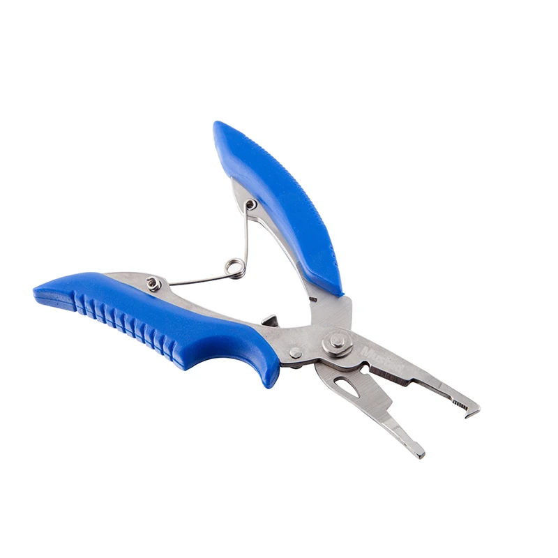 

Mustad Multi-functional Fishing Pliers Scissor Braid Line Lure Cutter Hook Remover Lightweight Stainless Steel Fishing Pliers