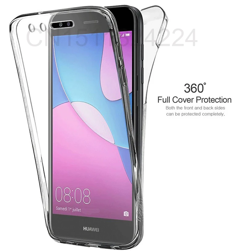 360 Full Nova Lite 2017 Soft TPU For Huawei P9 Lite Mini Case Cover Huawei Enjoy 7 Case Phone Huawei Y6 Pro 2017 Case SLA-L22 (6)