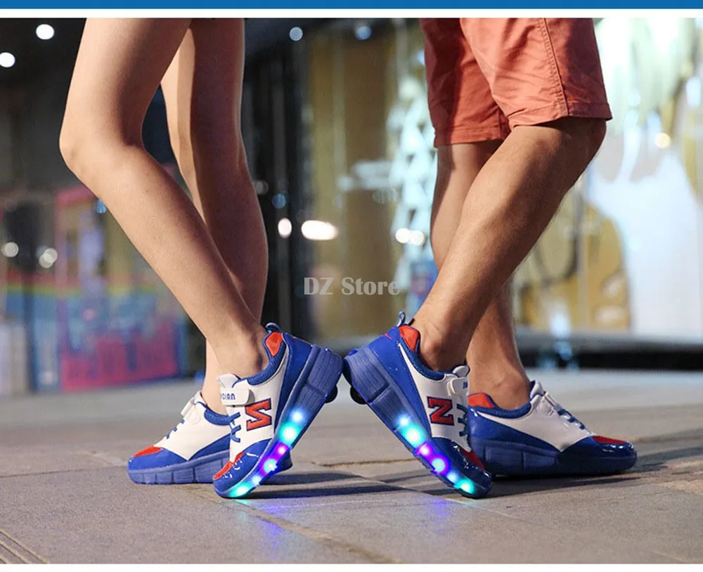 Детская обувь для мальчиков; обувь со светодиодной подсветкой; детская обувь с колесиками; обувь на роликах для девочек; кроссовки для мальчиков; chaussure fille