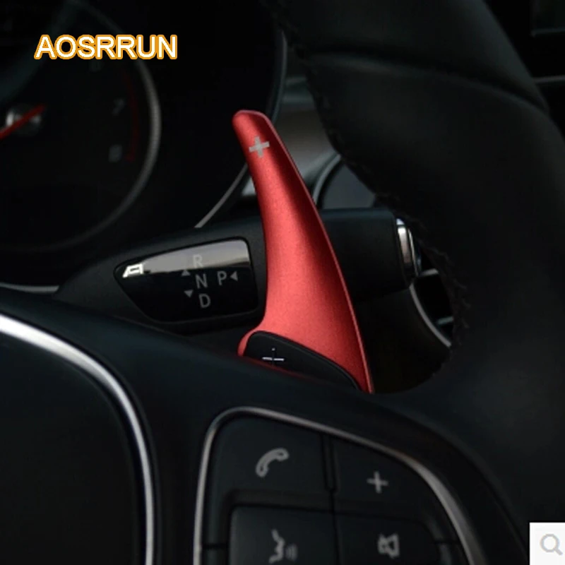 

AOSRRUN Aluminum alloy shift dial Gear modification Car Accessories For Mercedes C-Class A-Class B-Class E-Class S-Class CLA GLA