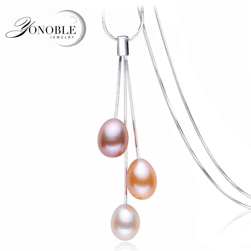 

100% real pearl pendant with silver for women,natural white pearl pendant 925 sterling jewelry wedding bridal birthday gift