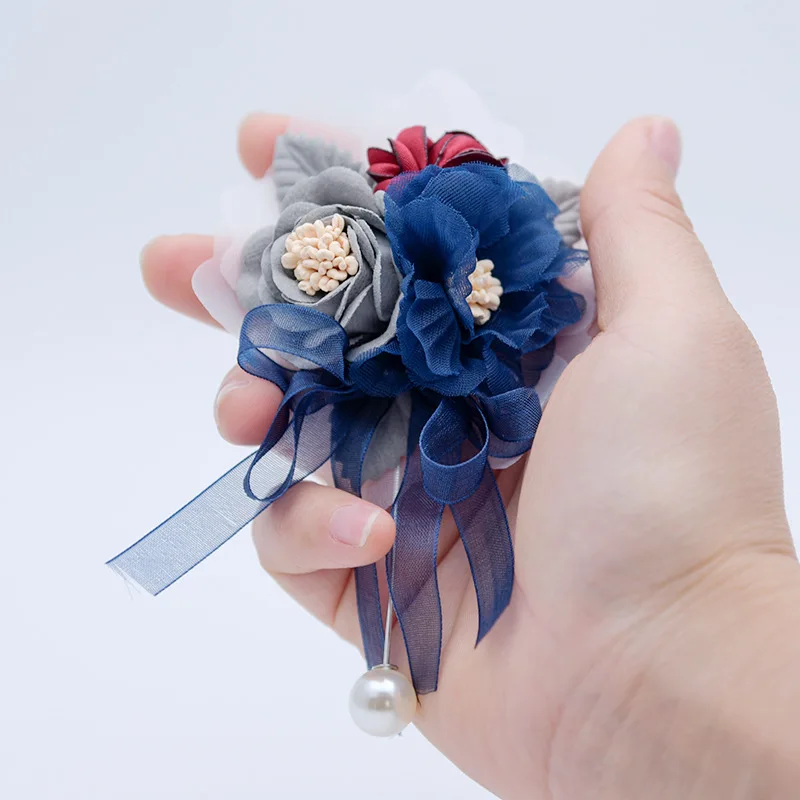 JaneVini Жених Свадебный корсаж искусственный цветок бутоньерка для мужчин Buttonhole для мужчин Брошь Цветы бутоньерка Hombres Ramillete