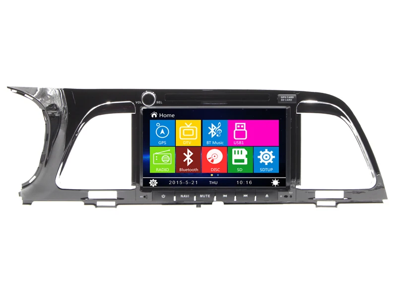 Sale 8" in-dash Car DVD player with GPS navigation BT/TV USB SD,audio Radio stereo,car multimedia headunit for KIA K4 2014 2015 2016 0