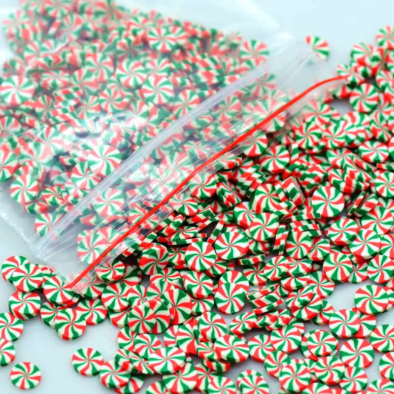 50 Gram 5mm Polymer Clay Windmills Candy Sprinkles Fake Dessert Toppings Faux Food Craft Kawaii Slime Crafting Supplies