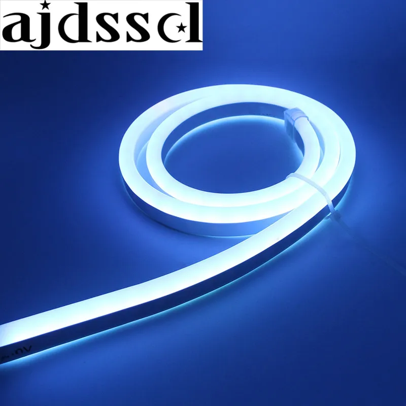 Светодиодная неоновая RGB лента AC220VSMD5050 80led/M сказочное освещение IP67