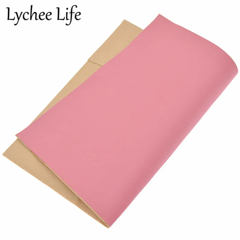 Lychee Life A4 кожаные патч-наклейки ткань красочные 29x21 см PU Ткань DIY домашнее шитье, ремонт аксессуары для одежды - Цвет: 9