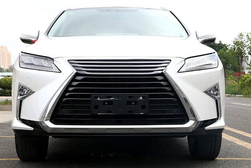 

For LEXUS RX200t RX450h 2016 2pcs ABS Glossy Car Front Fog Lamp Light Cover Trim High-equipped car accessories