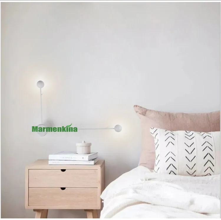 Светодиодный настенный светильник, современный минималистичный прикроватный светильник для спальни, креативный коридор, гостиничные номера и выставочные залы, внутреннее освещение