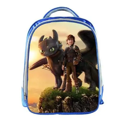 13inch How to Train Your Dragon Backpack Boys Cartoon Printed School Bags School Backpack Bookbag Children Gift Customized