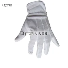 5 пар белые хлопковые перчатки, клей, Нескользящие перчатки, рабочие перчатки, перчатки для венчания, медицинский уход, хирургические принадлежности, аптека