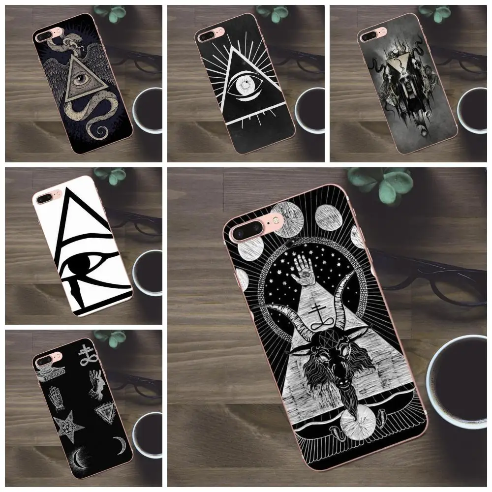 

Soft TPU Cover For Huawei G8 Honor 5C 5X 6 6X 7 8 9 Y5II Mate 9 P7 P8 P9 P10 P20 Lite Plus 2017 Illuminati Symbol Eye Pyramid