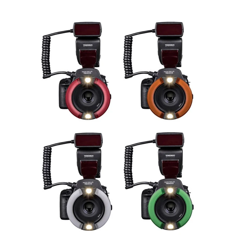 Yongnuo YN14EX II TTL LED Macro Ring Flash Light Double Lamp Macro Flash for Canon 5D4 1DX2 5Dsr 75 - 33011580314