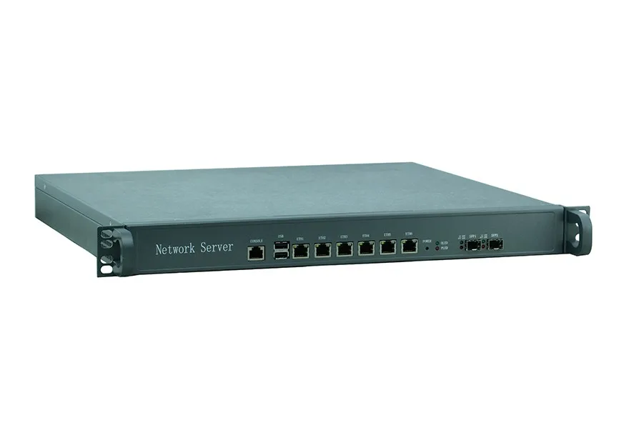INTEL G2030 3,0 ГГц 1U стойки типа сервер брандмауэр с 6*1000 м 82583 В Gigabit LAN 2 * SFP Поддержка Рос/RouterOS Mikrotik Barebone PC