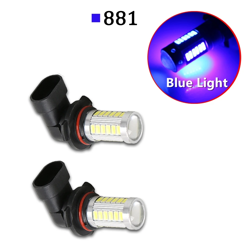 Светодиодные противотуманные лампы H27 881 880 14 Вт 6000 лм 2 шт.|Передние LED-фары для