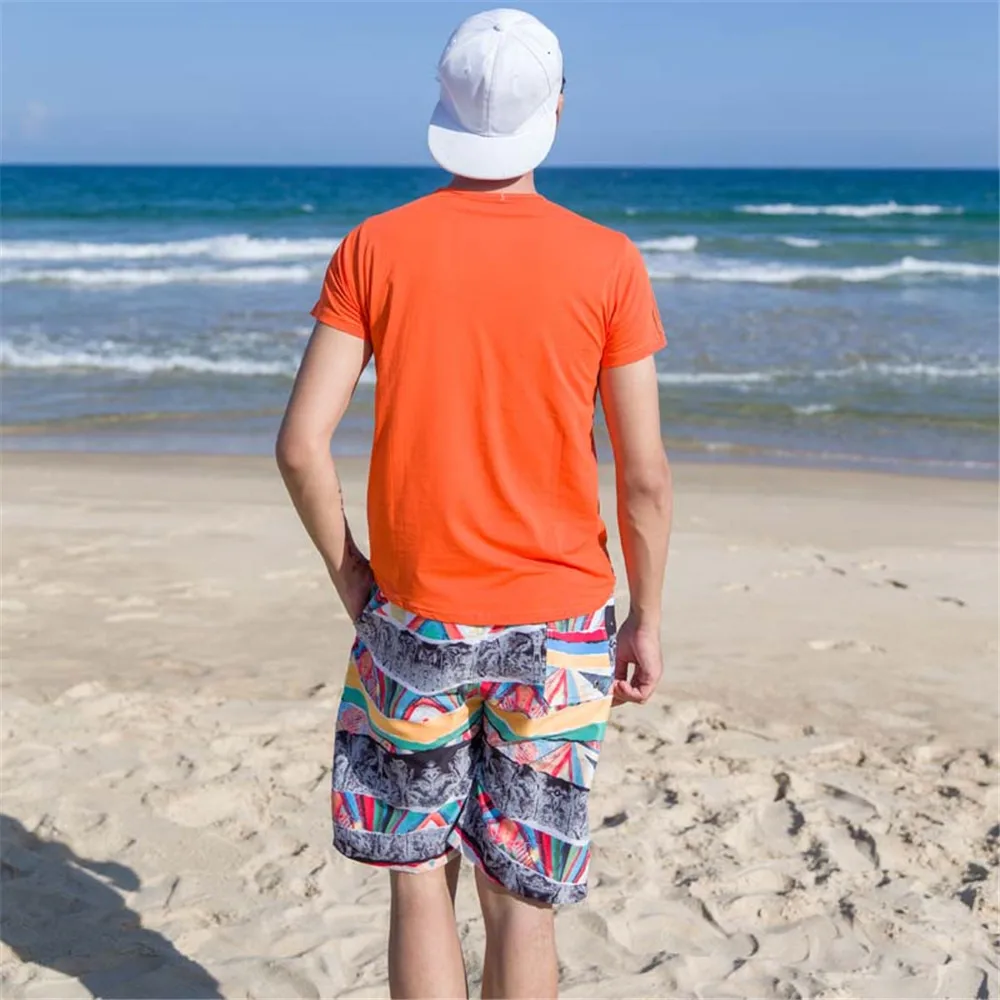 Пляжные шорты для мужчин и женщин, Бермуды для серфинга, быстросохнущие мужские шорты, мужские Летние плавки SP75