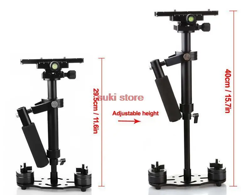 

DHL fast shipping promotion NEW S40 40cm Handheld Stabilizer Steadicam for Camcorder Camera Video DV DSLR High Quality