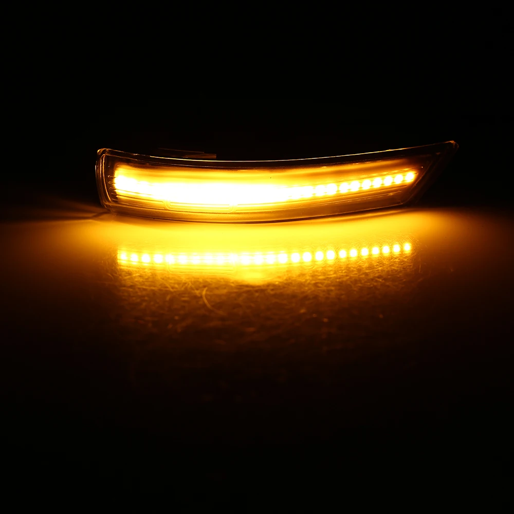 2 шт. динамический светильник сигнала поворота для Ford Focus 2012- светодиодный боковое крыло зеркало заднего вида Индикатор мигалка ретранслятор светильник
