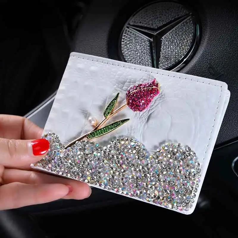 Genuine-Leather-Driver`s-License-Fashion-Flower-Diamond-Crystal-Driver-Licence-Bag-Wallet-Purse-Women-Credit-Card-Pocket-7