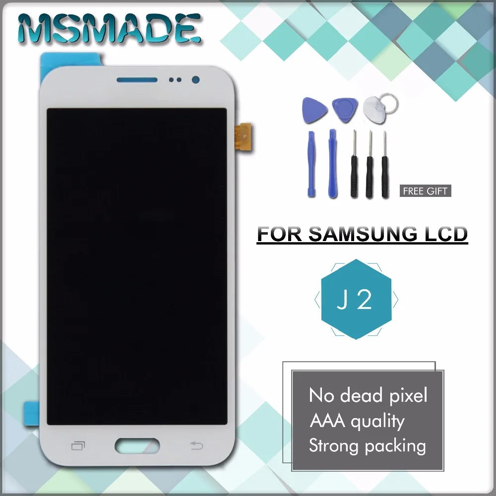 

Hot Sale LCDs For Samsung Galaxy J2 2015 J200 J200F J200H J200Y LCD Display Touch Screen Digitizer Replacement Assembly Parts