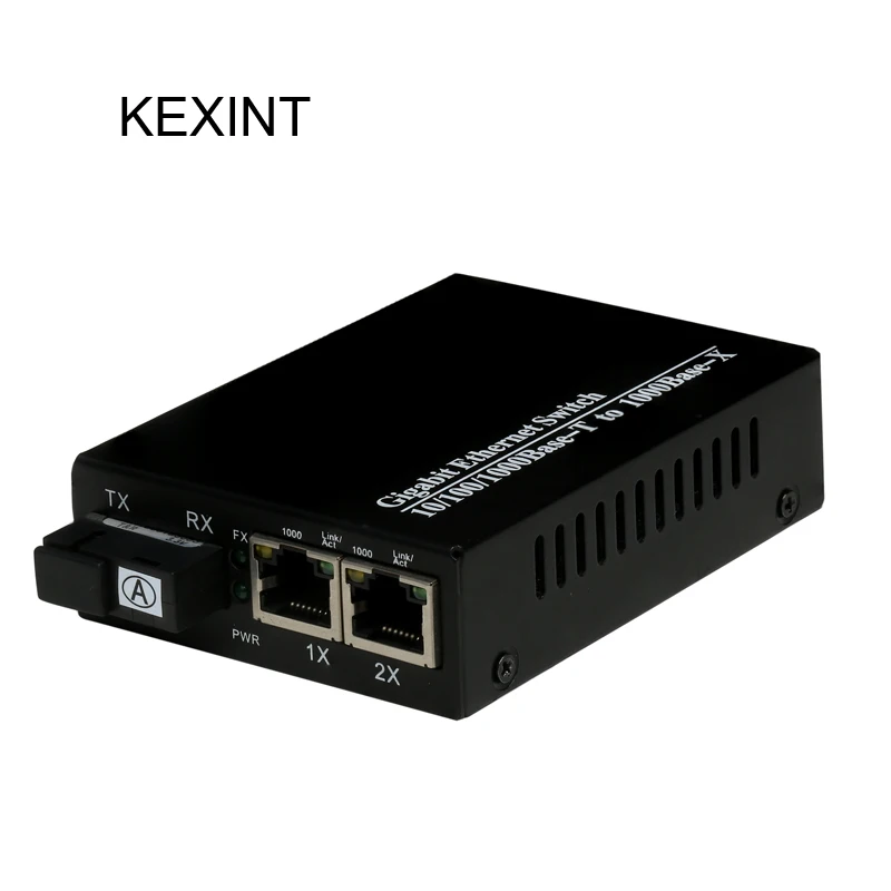 2 Port dual fiber media converter