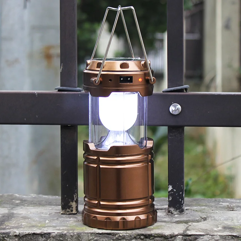 D solar lights super bright outdoor camping lantern lamp light tent