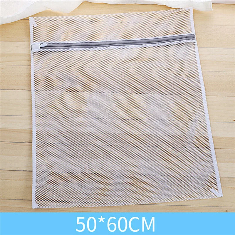 Clothes Washing Bag Mesh Wash Bag Lingerie Delicates Laundry Zipper 3 Sizes Underwear Washing Machine Clothes Protection Net