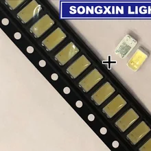 Для LG светодиодный ЖК-дисплей подсветка ТВ применение светодиоды средней мощности Светодиодный подсветка 1 Вт 6 в 5630 холодный белый Светодиодный ЖК-Телевизор подсветка 500 шт