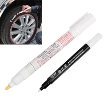1 шт. Перманентный маркер для автомобильных шин водонепроницаемый белый DIY для автомобиля мотоцикла Протектора Шин Резиновый металлический маркер для граффити ручка