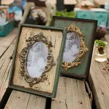 Европейский Винтажный стиль деревянная фоторамка Сельский стиль сверхпрочная фоторамка украшение дома креативный подарок