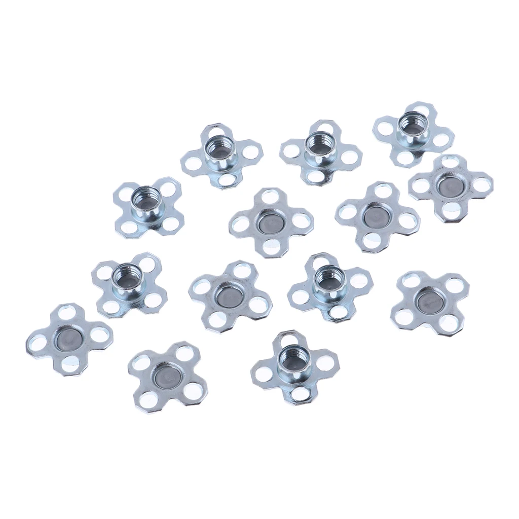 14pcs Golf Shoe Spikes Replacements Metal Thread Golf Cleats with Traction Stability Environmental Golf Training Aids