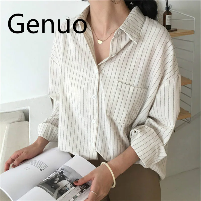 

2019 Spring Autumn Female Shirts Women Striped Shirts Office Lady Style Women Shirts Solid Fashion Long Sleeves