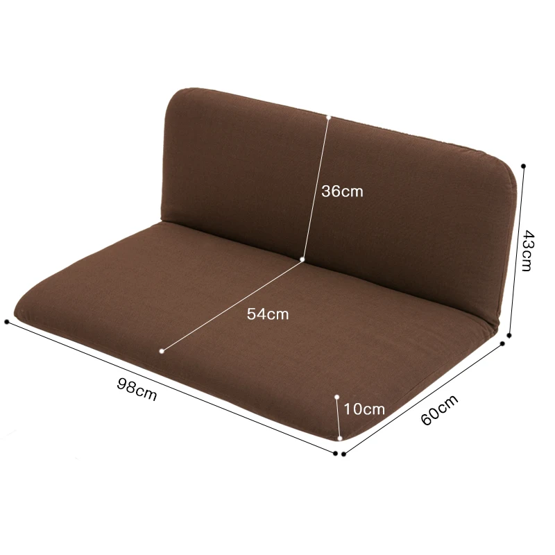 A,Double Folded Floor Sofa Bed free Adjustable Sofa Plaid Japanese Furniture Living Room Reclining Chair cover removable
