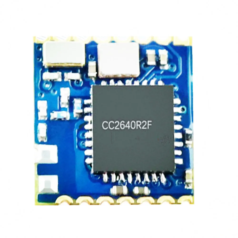 

Ultra small size 8*8mm CC2640R2F module BLE4.2/5.0 wireless Bluetooth module 5dBm 2.4Ghz ,20-100Meter , 10 IO