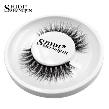 

SHIDISHANGPIN 1 pair mink lashes natural long makeup false eyelashes 3d mink eyelashes hand made eyelash extension cilios #41