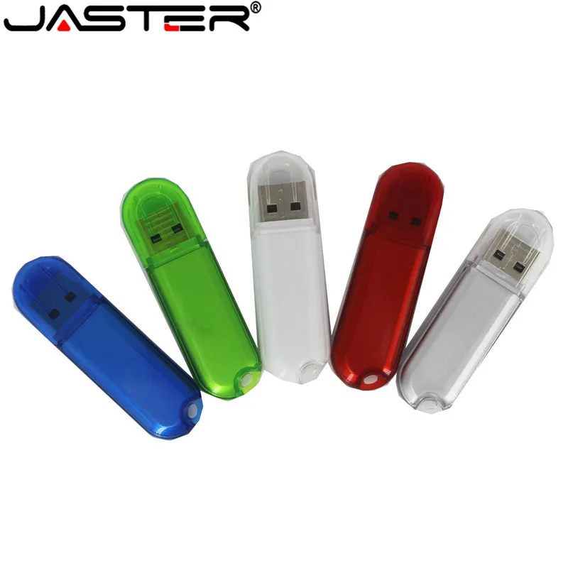 JASTER 5 видов цветов бизнес USB 2 0 64GB флешка Флешка 128MB 4GB 8GB 16GB 32GB подарок (50 шт