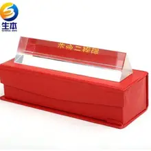 3x3x20 см обучающая физическая оптическая стеклянная научная школа эксперимент обучающие средства подарок на день рождения для детей треугольная призма