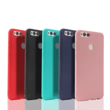 Suave TPU Color caramelo funda del teléfono para Huawei Honor 8 8C 8X 7A 7C Pro 6c 6A 6X 5X Honor 9 10 lite Y9 2019 Y5 Y6 Y7 Primer Caso 2018