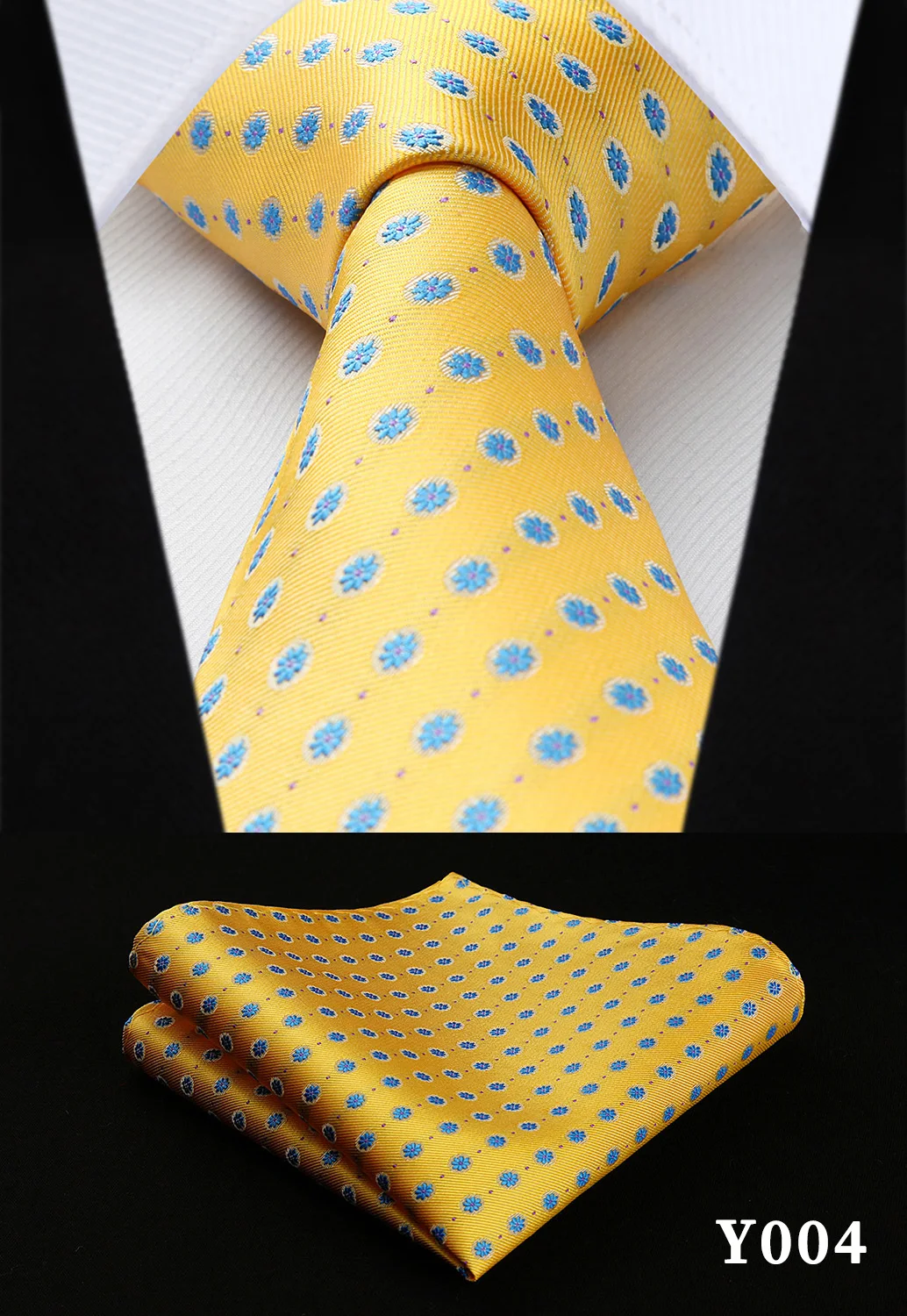 20 Colors Yellow Gold Mens Paisley 3.4
