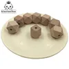 High quality Faceted beech Wood Bead,100pcs 10-20mm Unfinished Natural Geometric Figure Polygon Wooden Beads,For DIY Teether ► Photo 3/4