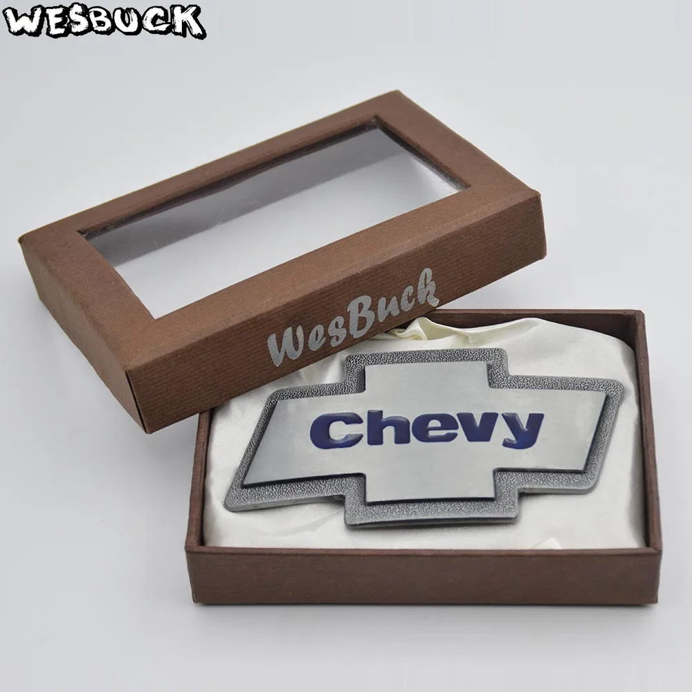 WesBuck бренд пряжки Chevy пряжки ремня с поясом из искусственной кожи праздничные подарки