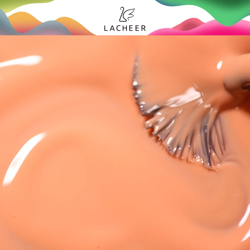 Lacheer УФ-гель для ногтей, набор, впитывающий УФ/светодиодный Гель-лак для ногтей, блестящий дизайн, Полупостоянный Гибридный Гель-лак, 10 мл, 6 шт./лот