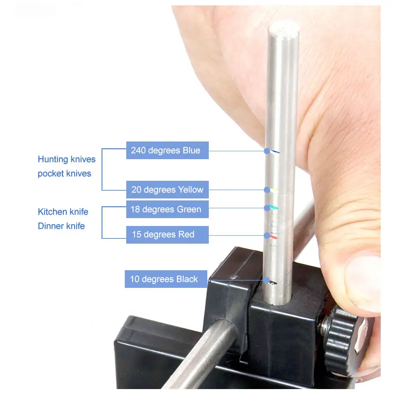 Нержавеющая сталь, профессиональная точилка для кухонных ножей, система заточки Afiador De Faca Afilador Cuchillos, 4 шт. камни
